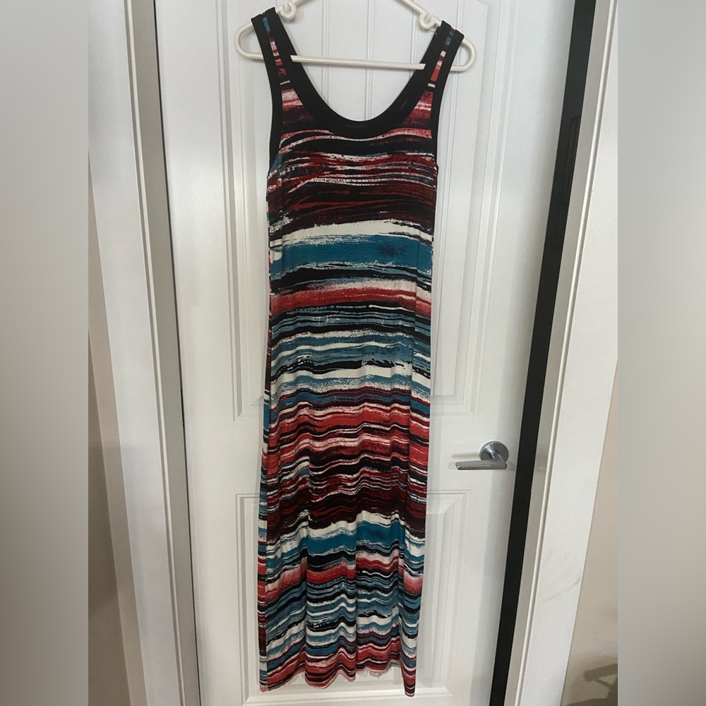 Karen Kane Striped Multicolor Maxi Dress
Tank style with lining size medium